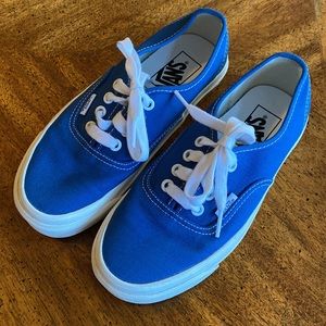 Vans old school lace up skate shoes with rainbow NICE Mens 4.5 ladies 6